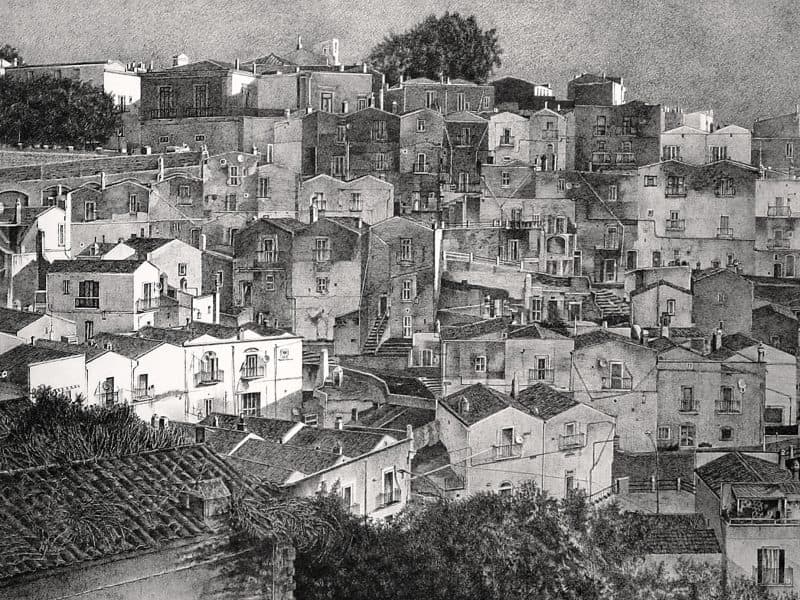 Zeichnung Alba — Monte Sant Angelo